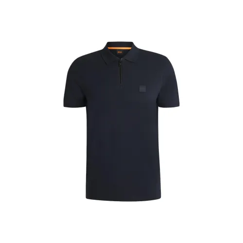 Hugo Boss Темно-синие Мужские Поло