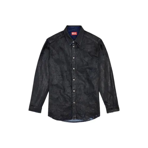DIESEL Мужские Черные Рубашки