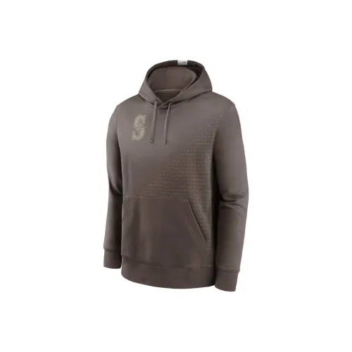 Nike MLB Коллаборация Seattle Mariners Statement Толстовка Мужской Коричневый