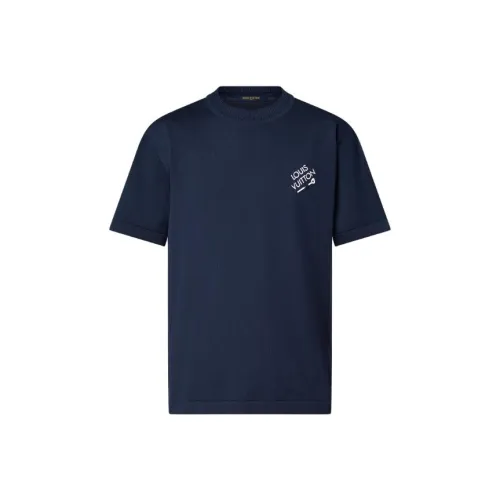 LOUIS VUITTON SS24 Поло Мужское Темно-Черное