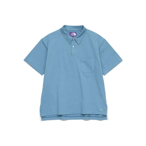 THE NORTH FACE PURPLE LABEL Светло-синие мужские поло