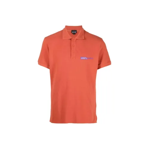 Just Cavalli Orange Мужская Поло