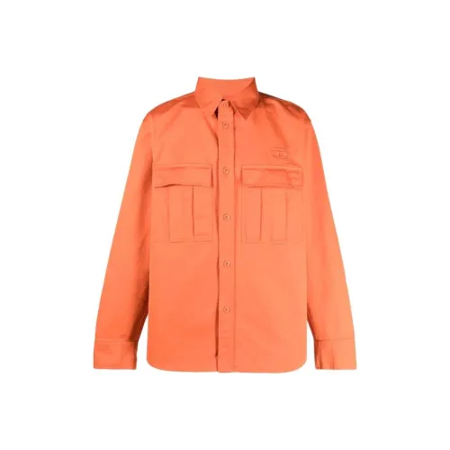 DIESEL Orange Мужские Рубашки
