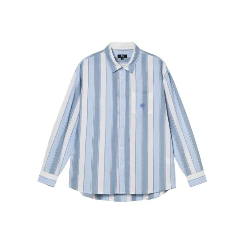 Stussy Синие Унисекс Рубашки