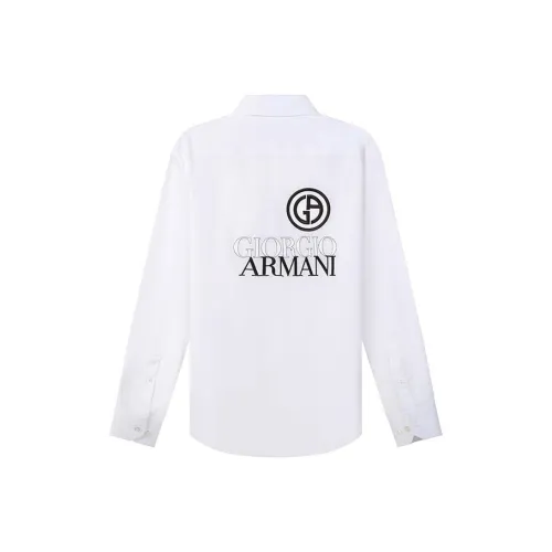 GIORGIO ARMANI Белые Мужские Рубашки