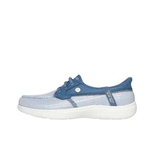 Martha Stewart x Skechers On The GO Fle Low Топ Повседневная обувь Женская Морской синий