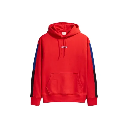 Levis Red Men's Sweatshirts Левис Красный Мужской Свитшот