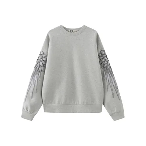 JI CHENG Свитшот Унисекс Серый