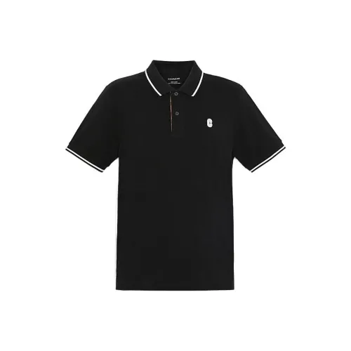 COACH FW22 Поло Мужское Черное