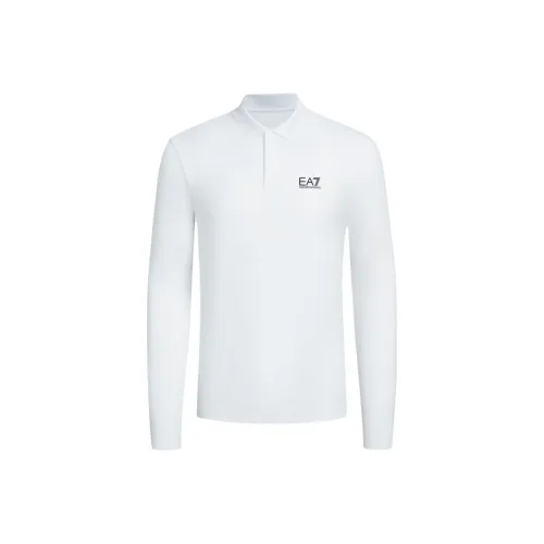 EMPORIO ARMANI EA7 FW24 Поло Мужское Белое