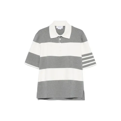 THOM BROWNE· Polo Мужское Средне-Серое