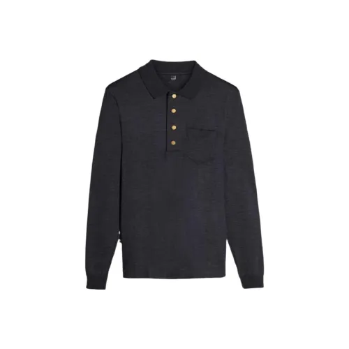 Dunhill Мужская черная поло