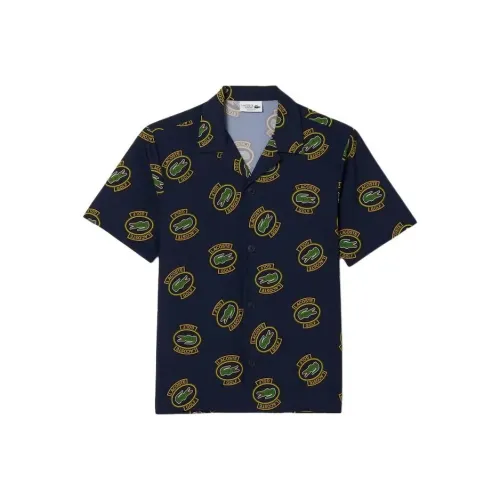 Рубашка Мужская LACOSTE Collaboration цвет морской синий