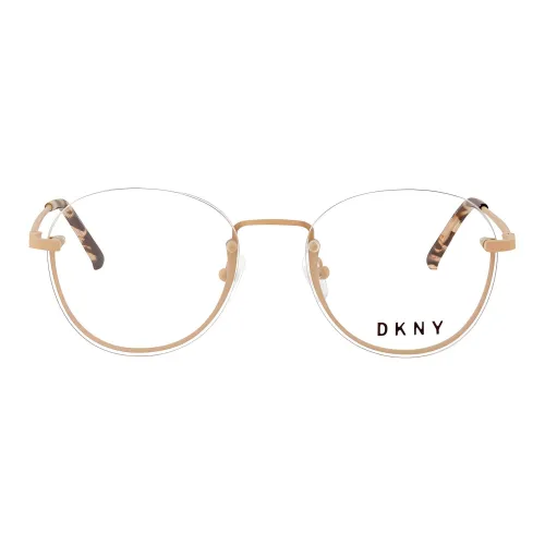 DKNY Металл Овал Оправы для очков Женские Золото