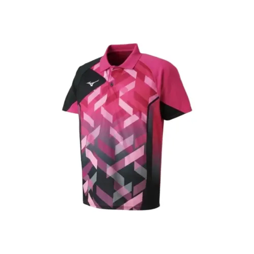 Mizuno Красный Унисекс Поло