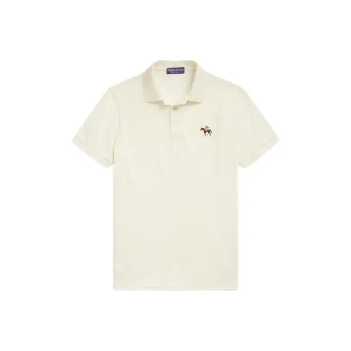 Ralph Lauren Purple Label SS23 Поло Мужское Белое