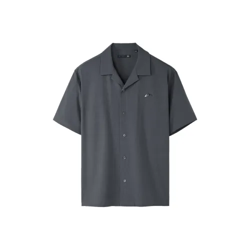 HLA Темно-серый 49 Мужские Рубашки