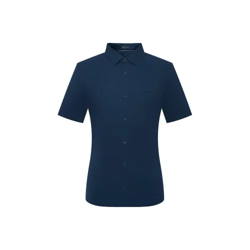 SAINT ANGELO Рубашка Мужская Космический Синий