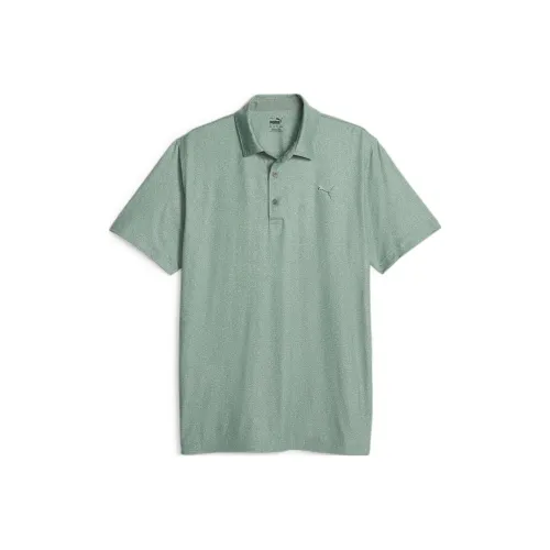 PUMA Golf Зеленая Мужская Поло