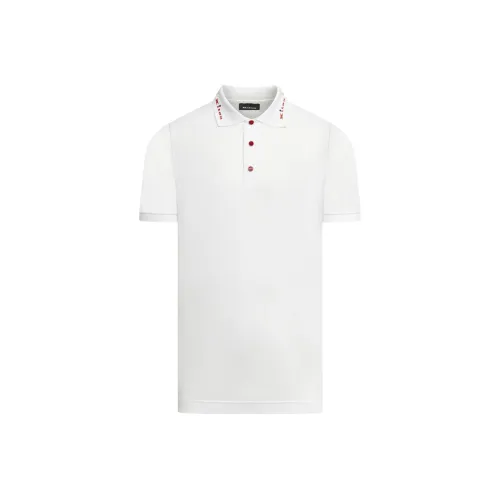 KITON Белая Мужская Поло