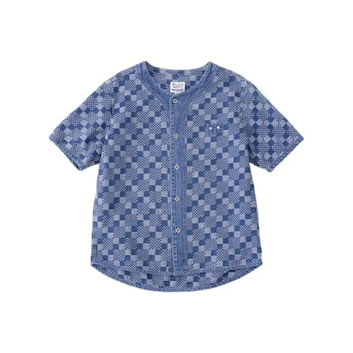 TEKABLU Синий LUIGI Мужские Рубашки