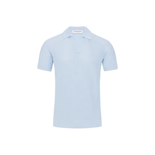 Orlebar Brown Light Blue Мужская Поло