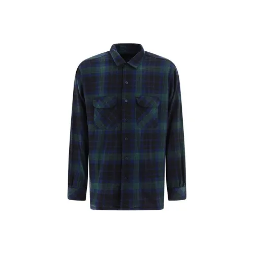 Рубашка мужская темно-синяя серия Engineered Garments Collaboration