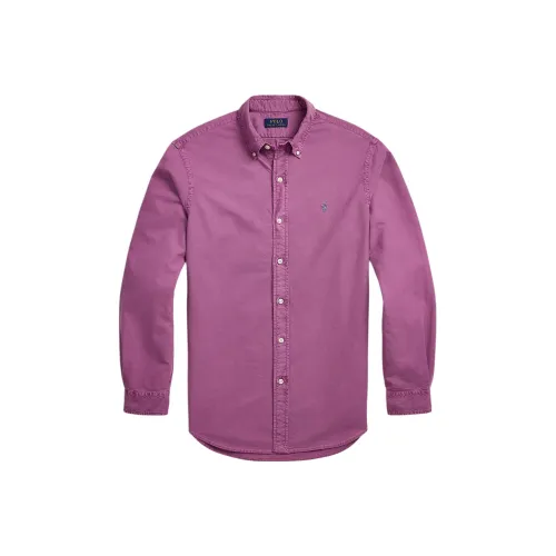Polo Ralph Lauren FW24 Рубашка Мужская Фиолетовая