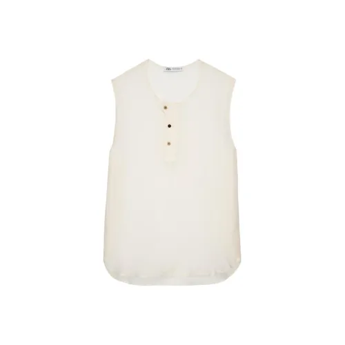 ZARA Кремовые Мужские Рубашки