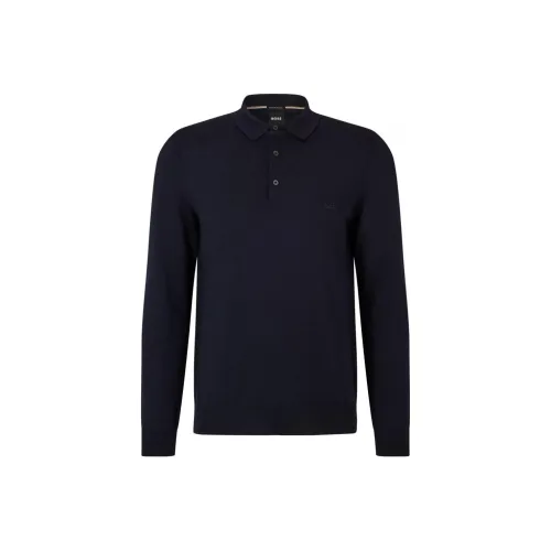 Hugo Boss Поло Мужское Темно-синий