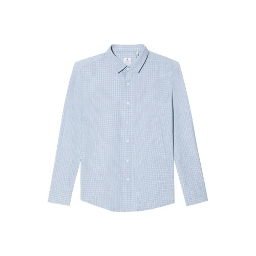 DIDIBOY SS24 Рубашка Мужская Джинсовый Синий