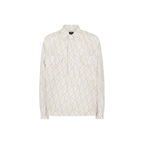 Fendi Ecru Мужские Рубашки
