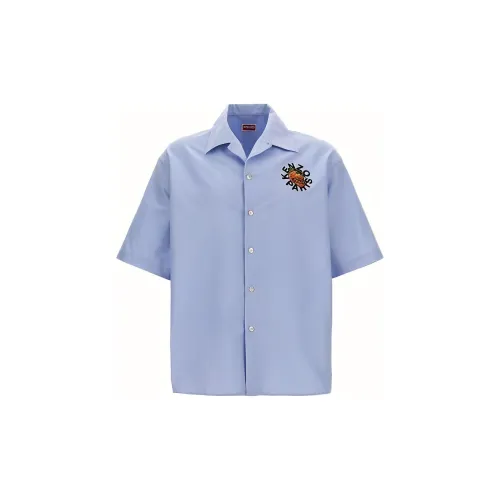 KENZO Мужские Синие Рубашки