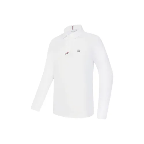 FILA GOLF серия Поло Мужское Нефрит Белый