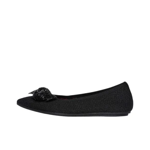 Skechers Cleo Point Блестящий SHINE Женские повседневные туфли Черный Женские