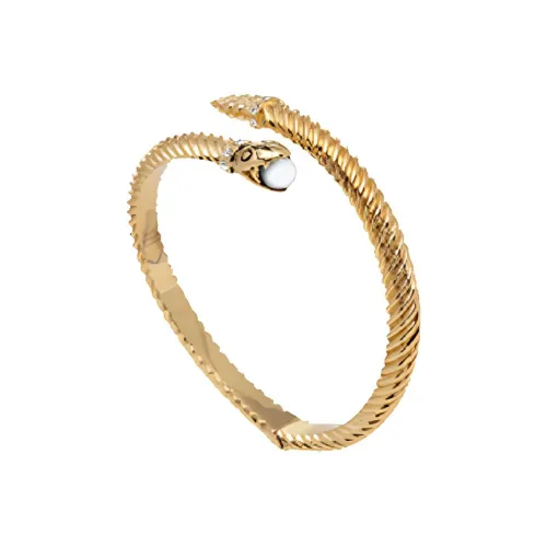 HALCYON DAYS Браслет из латуни с золотым ободком унисекс