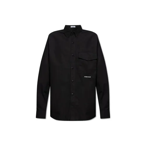 Stone Island Мужские Черные Рубашки
