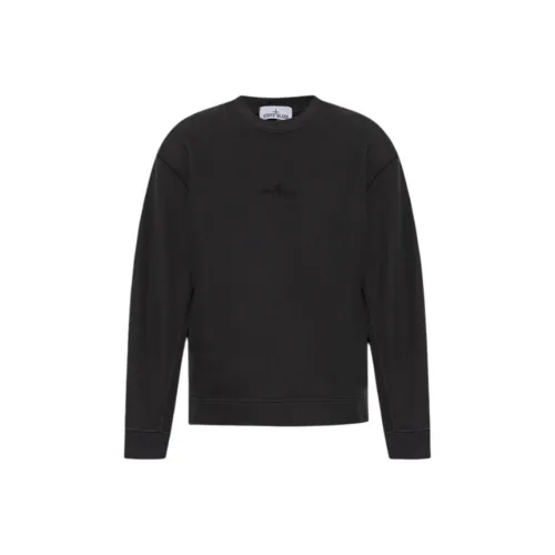 Stone Island Черные Мужские Свитшоты