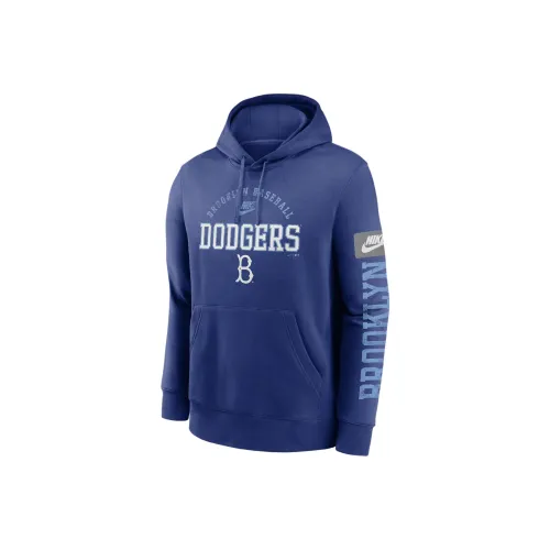 nike Brooklyn Dodgers Cooperstown Splitter Клуб Толстовка Мужская Синяя
