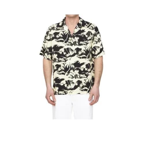 CELINE SS23 Рубашка Мужская Многоцветная
