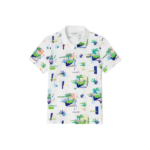 LACOSTE Collaboration Белая Мужская Поло