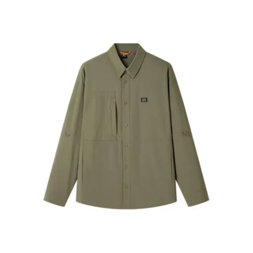 TOREAD Армейский зеленый Мужские рубашки