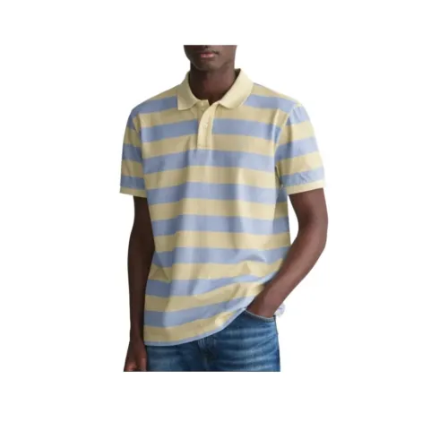 GANT Поло Мужское Желто-Синий