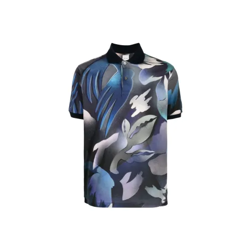 Paul Smith Мужская поло синего цвета