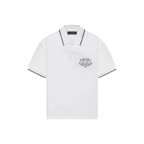 AMIRI Белая Мужская Поло