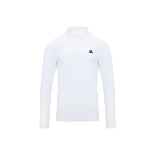 LI NING 1990 GOLF серия Поло Мужское Стандартное Белое