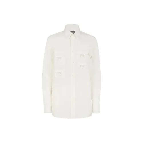 Fendi Белые Мужские Рубашки