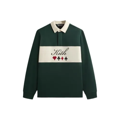 Мужская рубашка KITH Collaboration в плющево-зеленом цвете