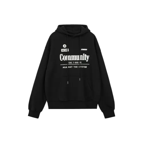 Rest Recreation COMMUNITY OVERSIZED Толстовка Свитшот Унисекс Черный Черный