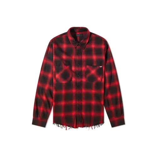 AMIRI Red Мужские Рубашки